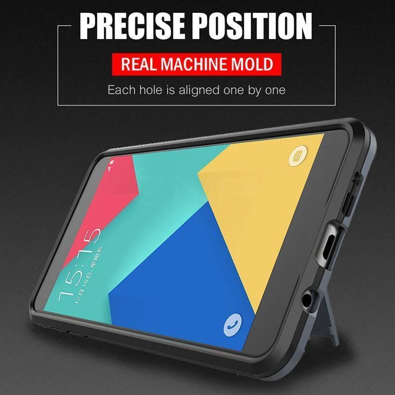 ZNP Full Shockproof Armor Stand Cover Case For Samsung Galaxy A5 A3 A7 A8 Plus Holder Phone Case For Samsung J5 J7 A7 A5 A3 Case