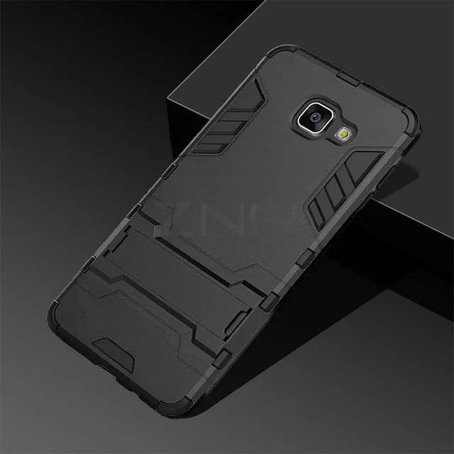 ZNP Full Shockproof Armor Stand Cover Case For Samsung Galaxy A5 A3 A7 A8 Plus Holder Phone Case For Samsung J5 J7 A7 A5 A3 Case