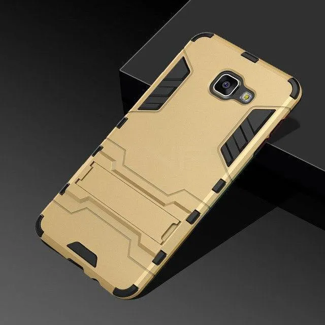 ZNP Full Shockproof Armor Stand Cover Case For Samsung Galaxy A5 A3 A7 A8 Plus Holder Phone Case For Samsung J5 J7 A7 A5 A3 Case