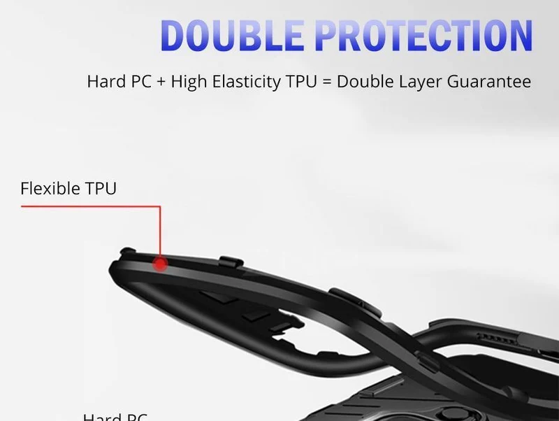 ZNP Luxury Armor Stand Phone Case For Huawei P20 Lite P20 With Holder Ring Shockproof Cover Case For Huawei P20 Pro Case Shell