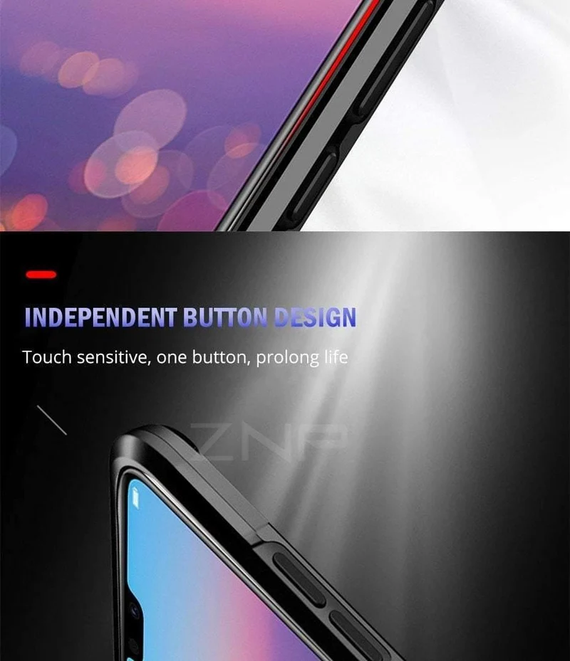 ZNP Luxury Armor Stand Phone Case For Huawei P20 Lite P20 With Holder Ring Shockproof Cover Case For Huawei P20 Pro Case Shell