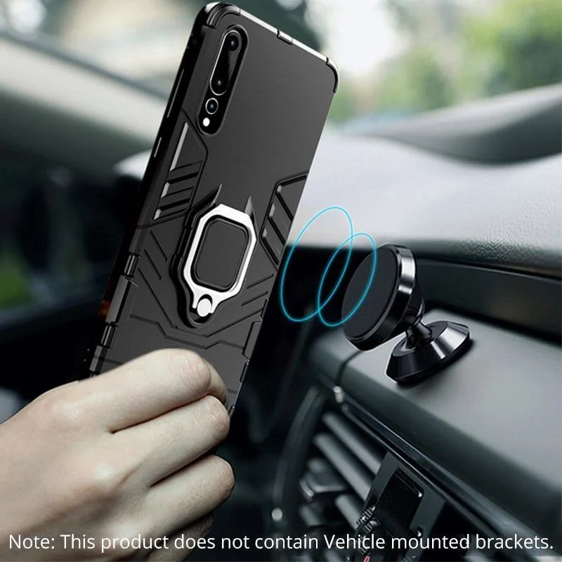ZNP Luxury Armor Stand Phone Case For Huawei P20 Lite P20 With Holder Ring Shockproof Cover Case For Huawei P20 Pro Case Shell