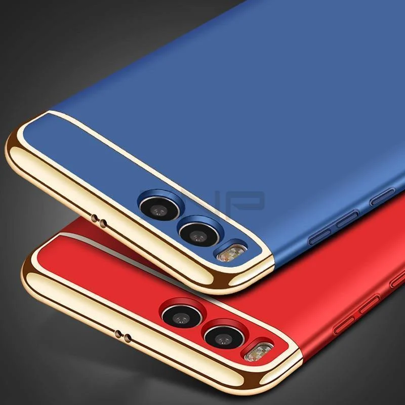 ZNP Luxury Electroplate Shockproof Case For Xiaomi Mi 6 5 5S Plus Hard Back Cover Cases For Xiaomi Mi 6 5 5X 5C Phone Case shell