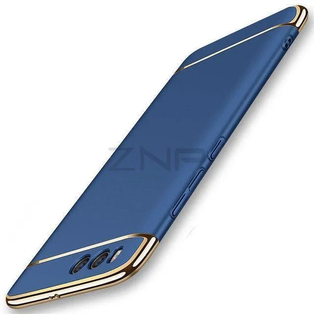 ZNP Luxury Electroplate Shockproof Case For Xiaomi Mi 6 5 5S Plus Hard Back Cover Cases For Xiaomi Mi 6 5 5X 5C Phone Case shell