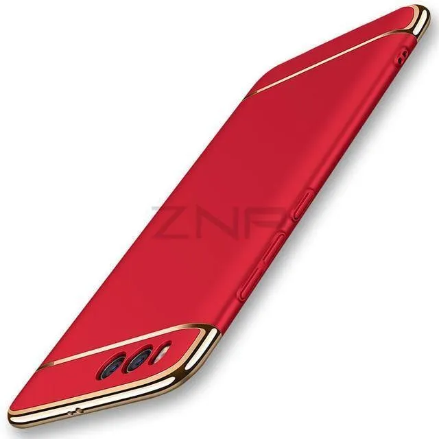ZNP Luxury Electroplate Shockproof Case For Xiaomi Mi 6 5 5S Plus Hard Back Cover Cases For Xiaomi Mi 6 5 5X 5C Phone Case shell