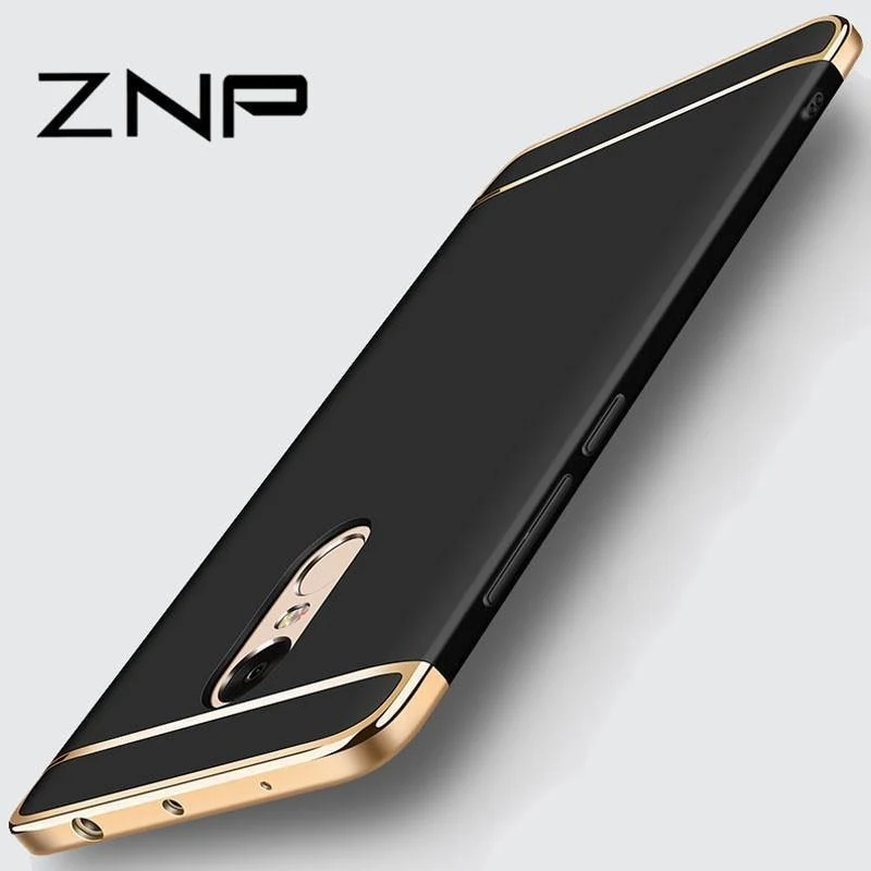 ZNP Luxury Shockproof Case For Xiaomi Redmi Note 4 4X Hard Back Cover Cases For Redmi Note 4X Redmi Note 4 Phone Case shell