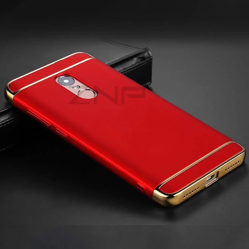 ZNP Luxury Shockproof Case For Xiaomi Redmi Note 4 4X Hard Back Cover Cases For Redmi Note 4X Redmi Note 4 Phone Case shell