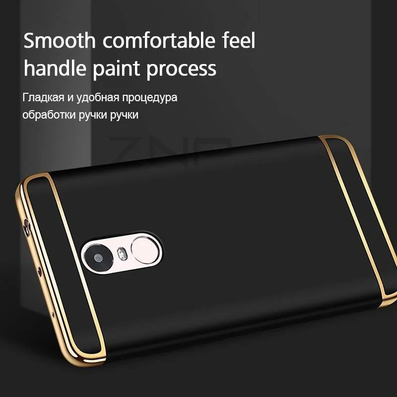 ZNP Luxury Shockproof Case For Xiaomi Redmi Note 4 4X Hard Back Cover Cases For Redmi Note 4X Redmi Note 4 Phone Case shell