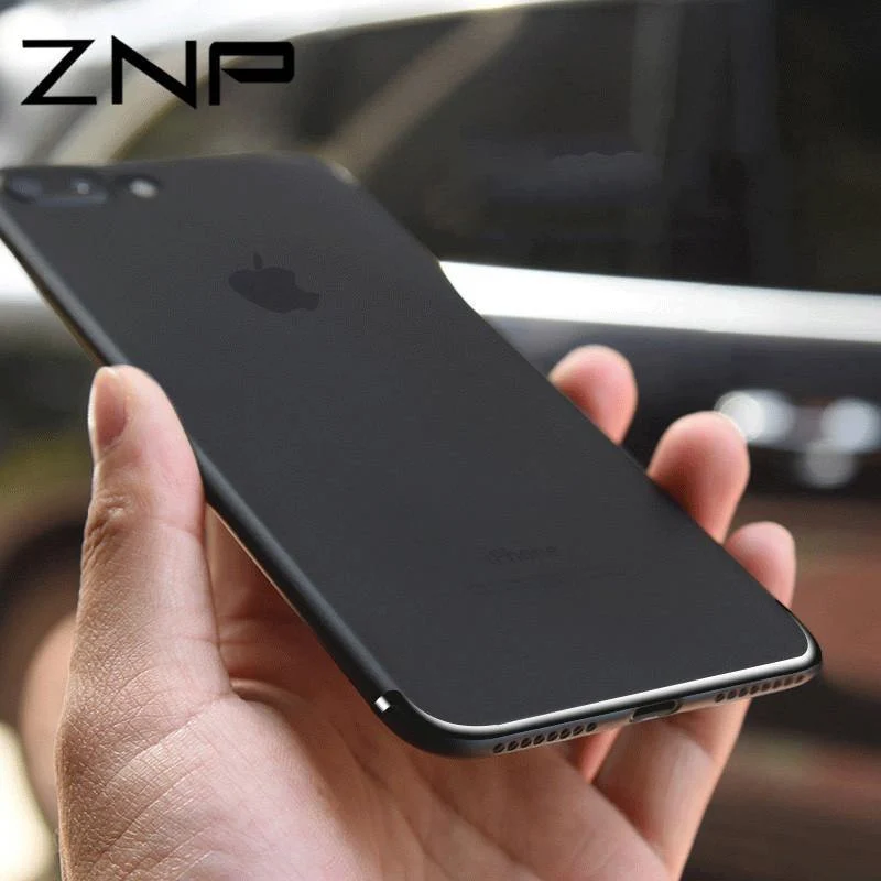 ZNP Luxury Silicone TPU Case For iPhone 6 6s 7 Plus 5 5s SE Cases Back Matte Soft Cover For iPhone 7 8 Plus 6 6s Phone Case p30