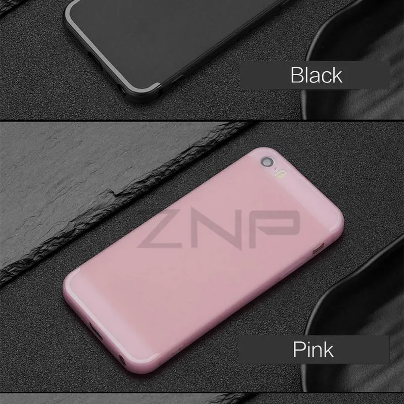 ZNP Luxury Silicone TPU Case For iPhone 6 6s 7 Plus 5 5s SE Cases Back Matte Soft Cover For iPhone 7 8 Plus 6 6s Phone Case p30