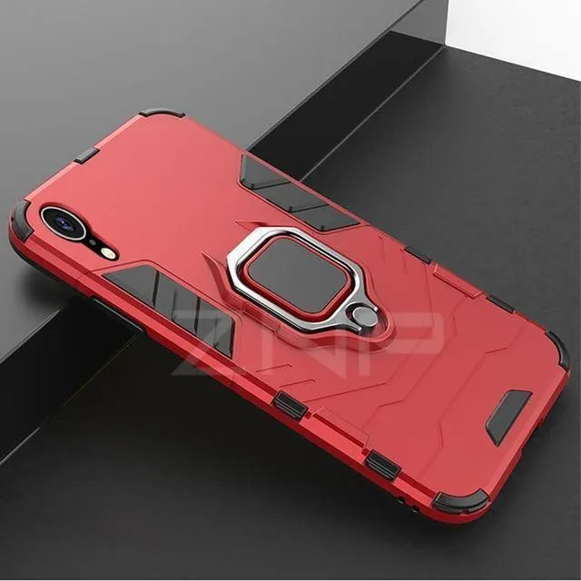ZNP Luxury Armor Phone Case For iPhone 6 6s 7 8 Plus X 10 Shockproof Cover For iPhone X XS Max XR 5 5s SE Case With Holder Ring