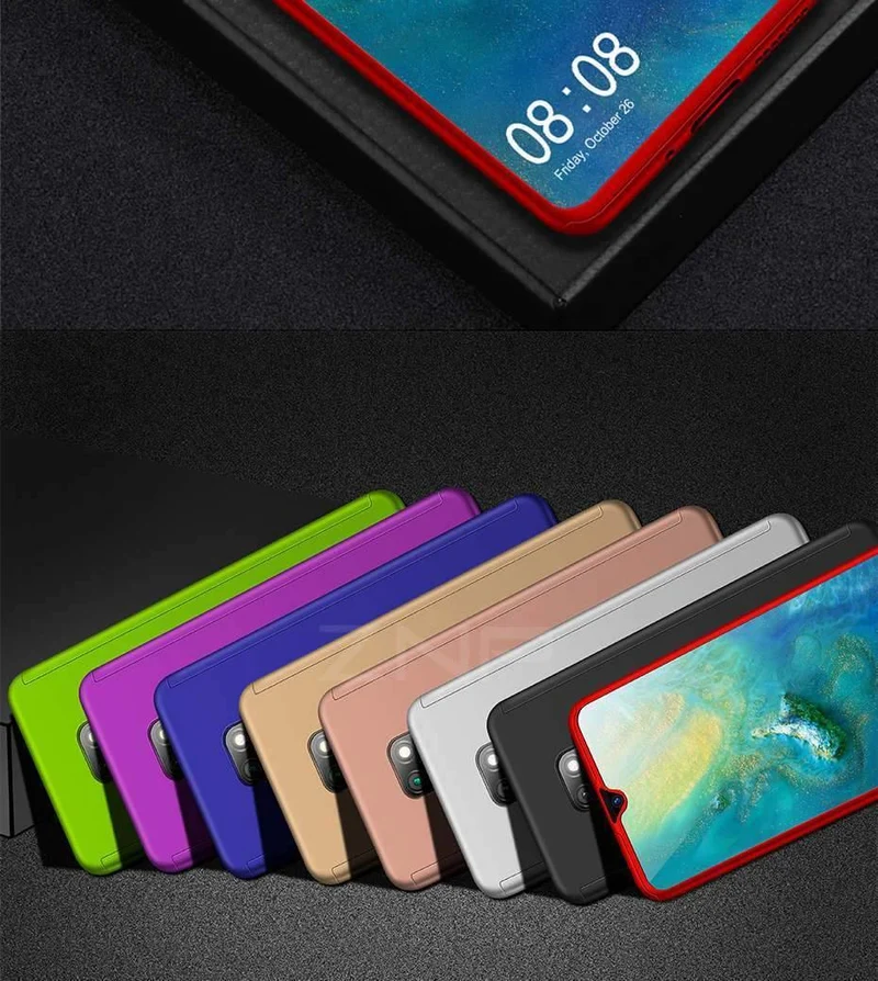 ZNP 360 Degree Shockproof Case For Huawei Mate 20 10 Lite Mate 20X Full Cover Phone Case For Huawei Mate 10 20 Pro 20 Lite Case