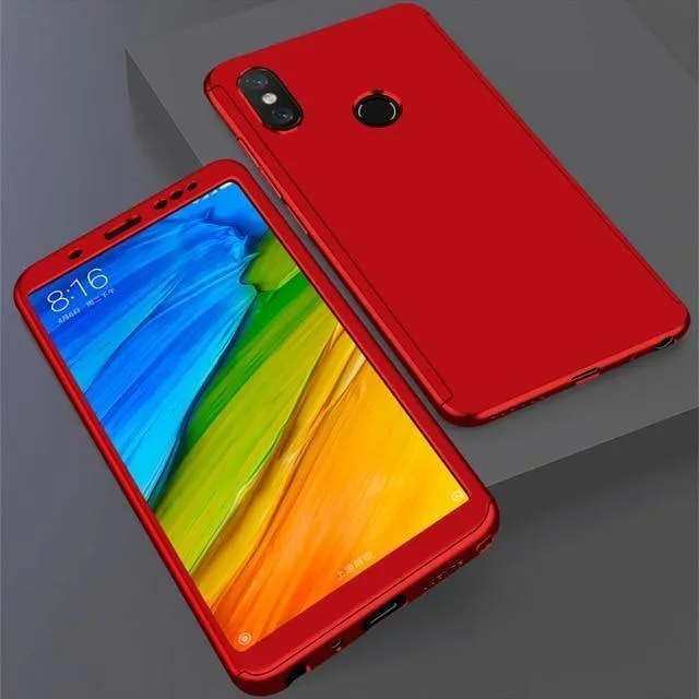 ZNP Luxury Full Cover Case For Xiaomi Redmi Note 5 6 Pro Redmi Note 7 5A Case With Glass For Redmi 4X 6A 6 Pro 5 Plus Phone Case