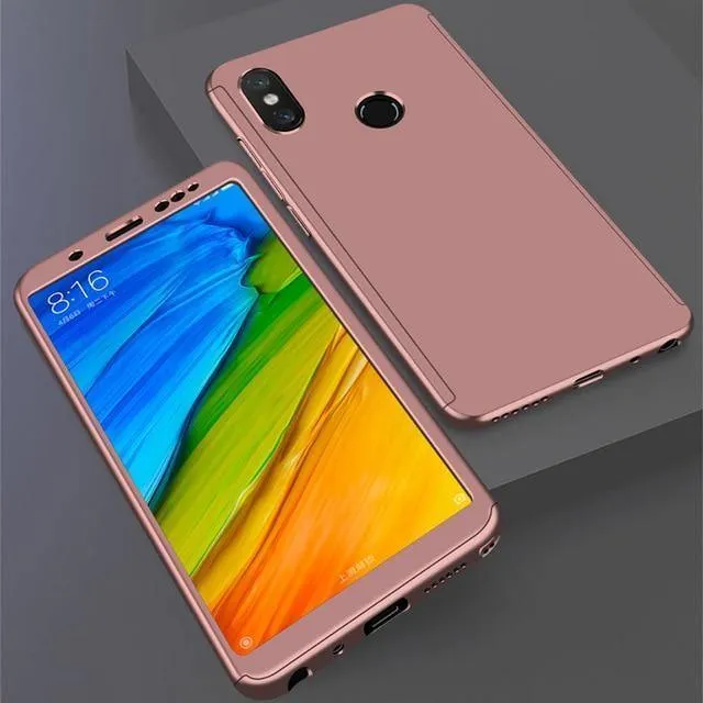 ZNP Luxury Full Cover Case For Xiaomi Redmi Note 5 6 Pro Redmi Note 7 5A Case With Glass For Redmi 4X 6A 6 Pro 5 Plus Phone Case