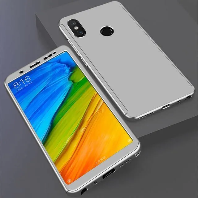 ZNP Luxury Full Cover Case For Xiaomi Redmi Note 5 6 Pro Redmi Note 7 5A Case With Glass For Redmi 4X 6A 6 Pro 5 Plus Phone Case