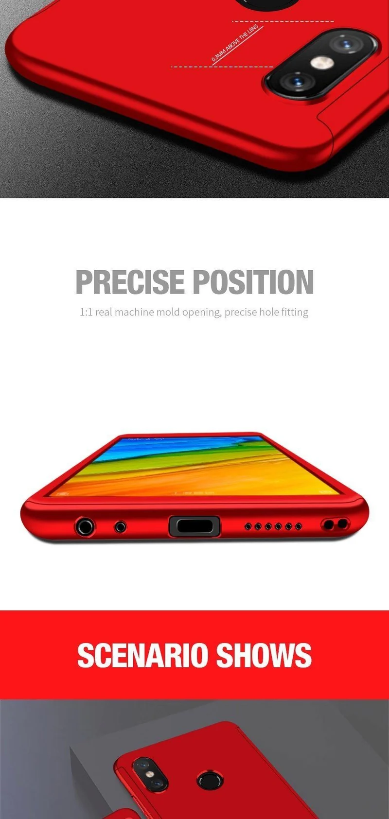 ZNP Luxury Full Cover Case For Xiaomi Redmi Note 5 6 Pro Redmi Note 7 5A Case With Glass For Redmi 4X 6A 6 Pro 5 Plus Phone Case