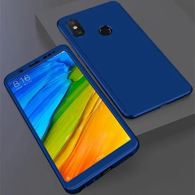 ZNP Luxury Full Cover Case For Xiaomi Redmi Note 5 6 Pro Redmi Note 7 5A Case With Glass For Redmi 4X 6A 6 Pro 5 Plus Phone Case
