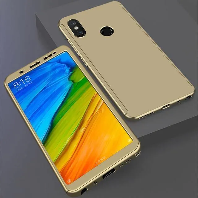 ZNP Luxury Full Cover Case For Xiaomi Redmi Note 5 6 Pro Redmi Note 7 5A Case With Glass For Redmi 4X 6A 6 Pro 5 Plus Phone Case