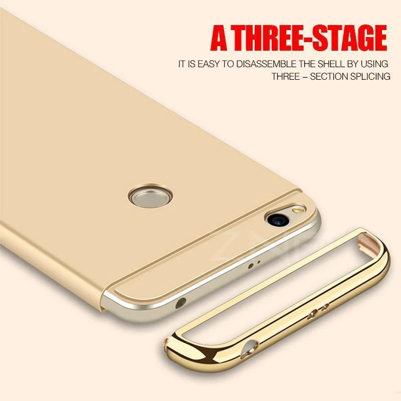 ZNP Luxus-Hartschale, galvanisierte, stoßfeste Hüllen für Xiaomi Redmi 4X Hülle 4X Telefonabdeckung für Redmi 4X Hülle Schutzhülle
