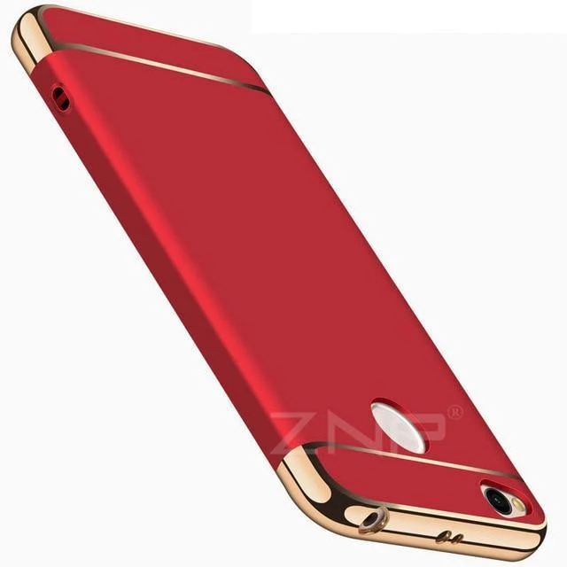 ZNP Luxus-Hartschale, galvanisierte, stoßfeste Hüllen für Xiaomi Redmi 4X Hülle 4X Telefonabdeckung für Redmi 4X Hülle Schutzhülle