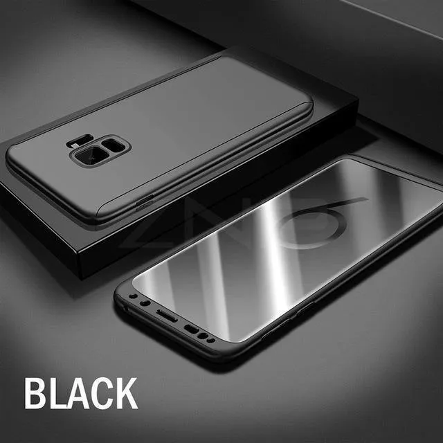 ZNP Luxus 360-Grad-Schutzhülle für Samsung S7 Note 8 S7 Edge S9 Hülle für Samsung Galaxy S9 S8 Plus Stoßfeste Hülle