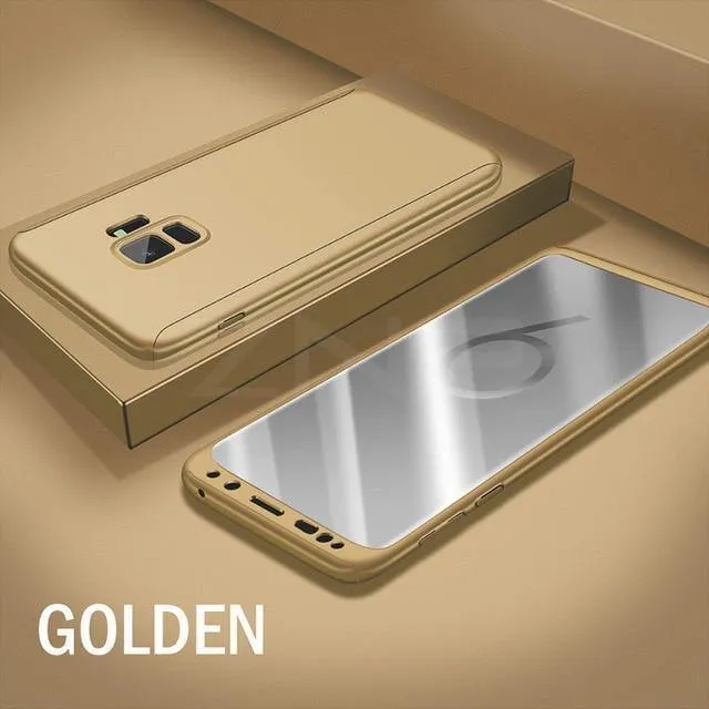ZNP Luxus 360-Grad-Schutzhülle für Samsung S7 Note 8 S7 Edge S9 Hülle für Samsung Galaxy S9 S8 Plus Stoßfeste Hülle