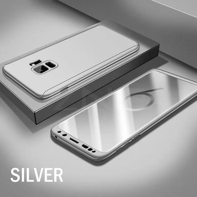 ZNP Luxus 360-Grad-Schutzhülle für Samsung S7 Note 8 S7 Edge S9 Hülle für Samsung Galaxy S9 S8 Plus Stoßfeste Hülle