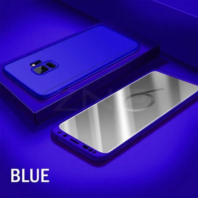 ZNP Luxus 360-Grad-Schutzhülle für Samsung S7 Note 8 S7 Edge S9 Hülle für Samsung Galaxy S9 S8 Plus Stoßfeste Hülle