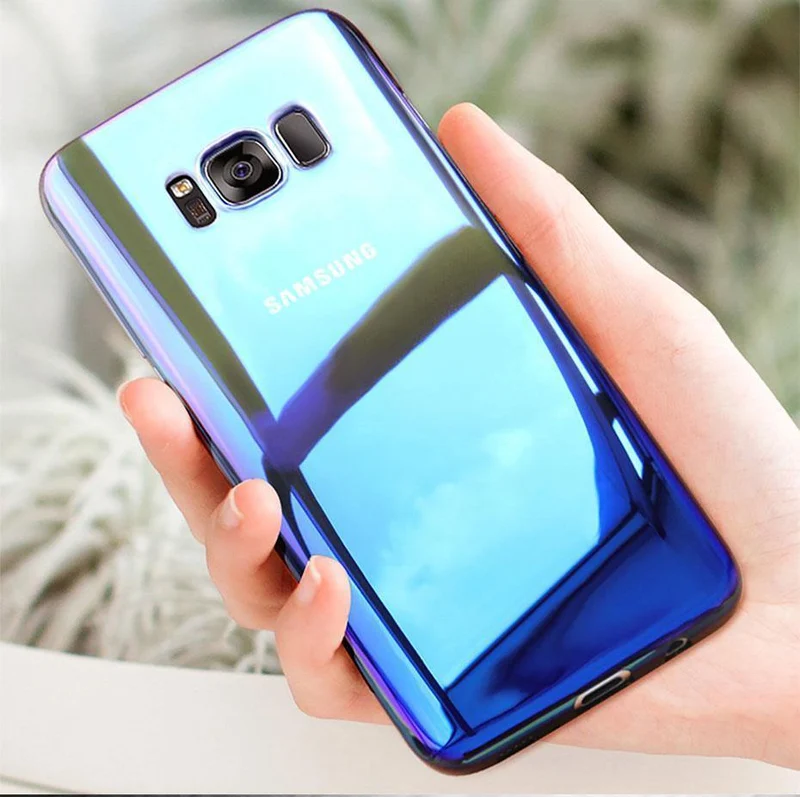 ZNP Luxus-Handyhüllen mit Farbverlauf für Samsung Galaxy Note 8, S8 Plus, S7 Edge, Schutzhülle für Samsung A3, A5, A7 2017