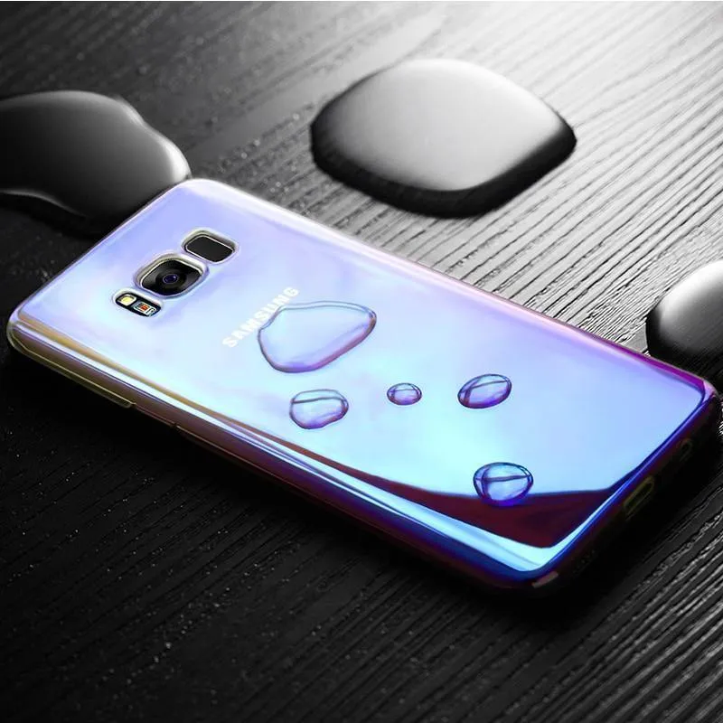 ZNP Luxus-Handyhüllen mit Farbverlauf für Samsung Galaxy Note 8, S8 Plus, S7 Edge, Schutzhülle für Samsung A3, A5, A7 2017