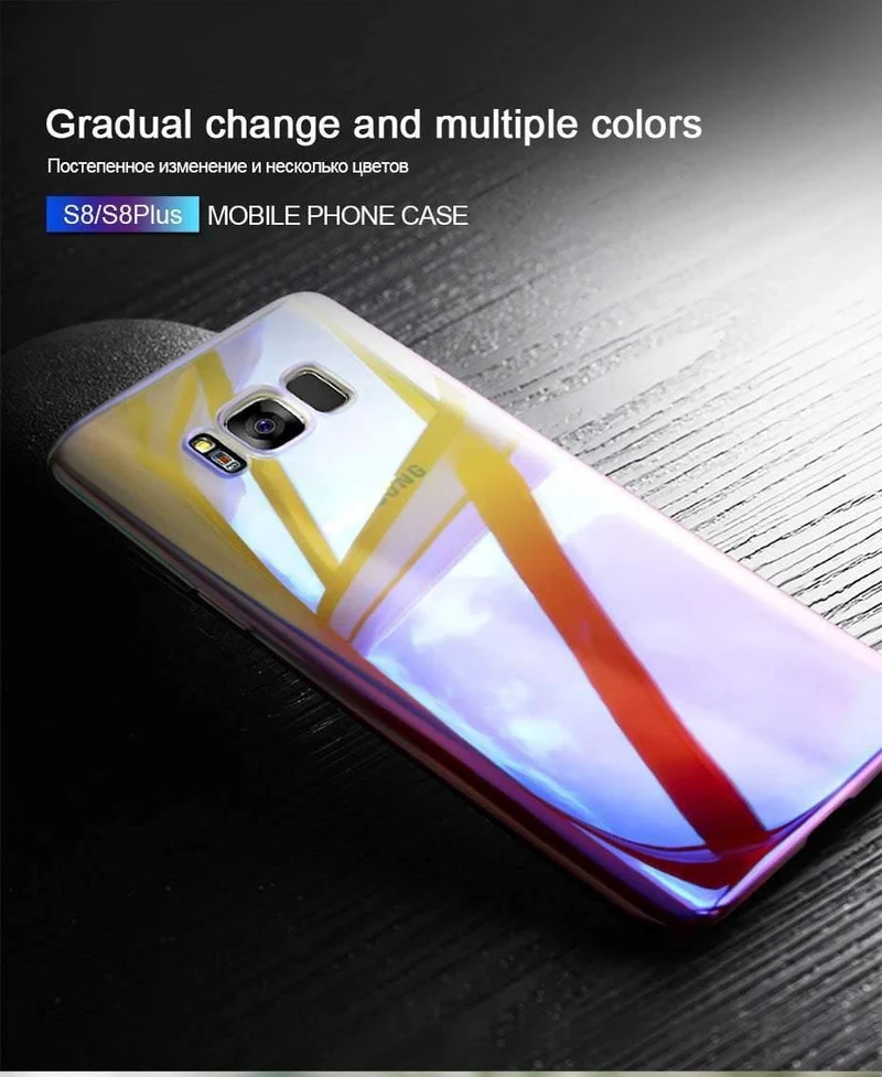 ZNP Luxus-Handyhüllen mit Farbverlauf für Samsung Galaxy Note 8, S8 Plus, S7 Edge, Schutzhülle für Samsung A3, A5, A7 2017