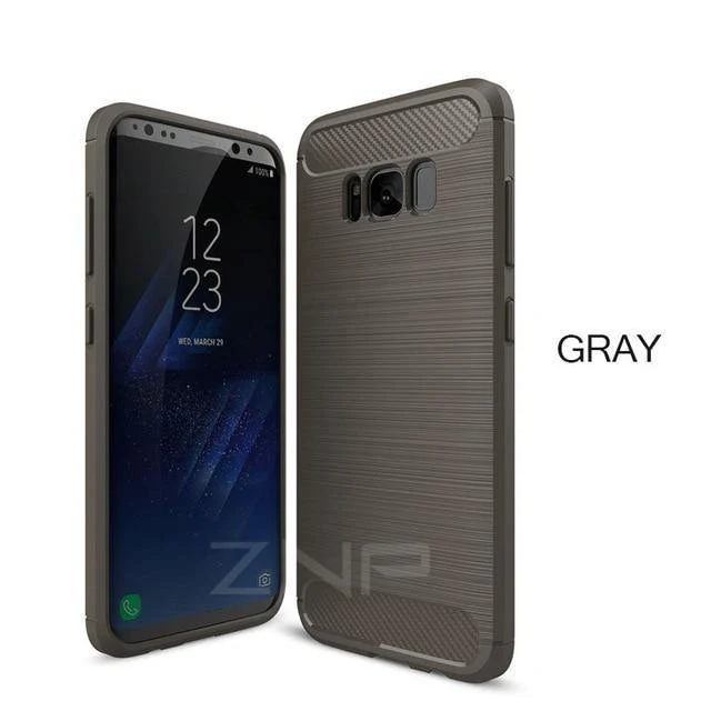 ZNP-Hüllen aus weichem Silikonfaser für Samsung Galaxy S6 S7 Edge S8 Plus-Abdeckung für Samsung Galaxy J5 J7 A3 A5 A7 2017 Note 8 S8-Hülle