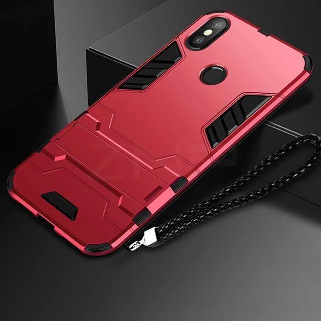 ZNP Vollständig stoßfeste Panzerungs-Telefonhülle für Xiaomi Redmi 5 Plus Note 5 6 Pro Matte Schutzhülle für Redmi 5 Hüllen Coque