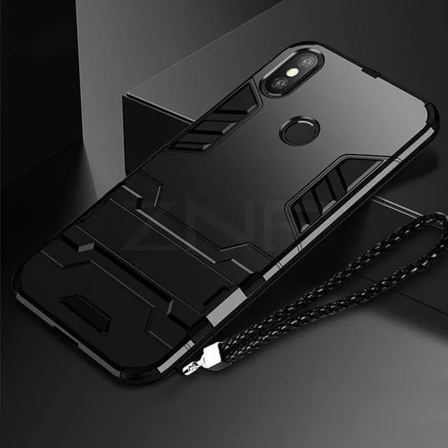 ZNP Vollständig stoßfeste Panzerungs-Telefonhülle für Xiaomi Redmi 5 Plus Note 5 6 Pro Matte Schutzhülle für Redmi 5 Hüllen Coque