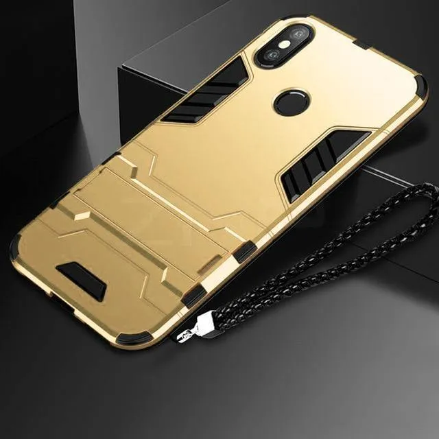 ZNP Vollständig stoßfeste Panzerungs-Telefonhülle für Xiaomi Redmi 5 Plus Note 5 6 Pro Matte Schutzhülle für Redmi 5 Hüllen Coque