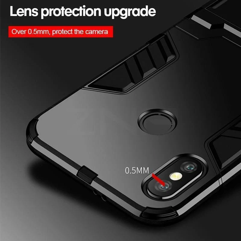 ZNP Vollständig stoßfeste Panzerungs-Telefonhülle für Xiaomi Redmi 5 Plus Note 5 6 Pro Matte Schutzhülle für Redmi 5 Hüllen Coque