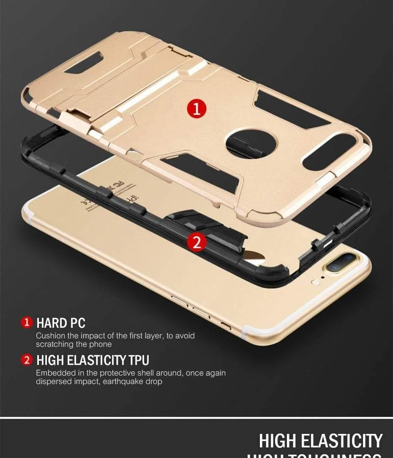 ZNP Volle stoßfeste Rüstung Telefonhülle für iPhone X 6 7 8 Plus Matte Schutzhüllen für iPhone 8 7 Plus 5 5s SE Hülle