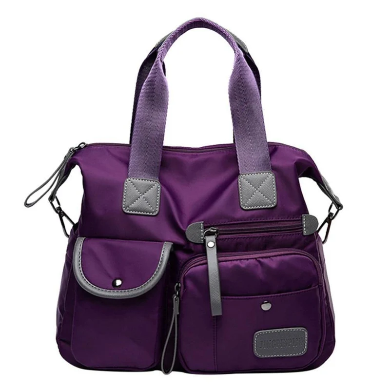 Damen Wasserdichte Handtasche Nylon Tote Travel Messenger Umhängetaschen Für Frauen Bolsa Feminina Top-Griff Umhängetasche