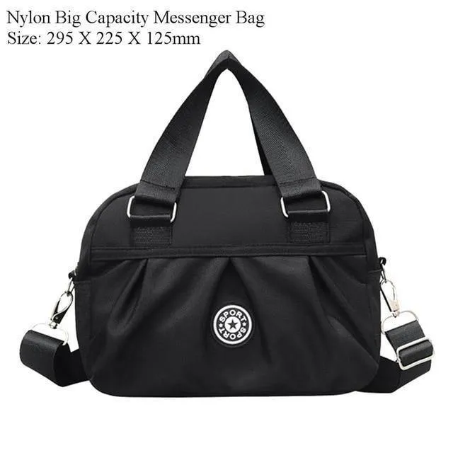 Damen Wasserdichte Handtasche Nylon Tote Travel Messenger Umhängetaschen Für Frauen Bolsa Feminina Top-Griff Umhängetasche