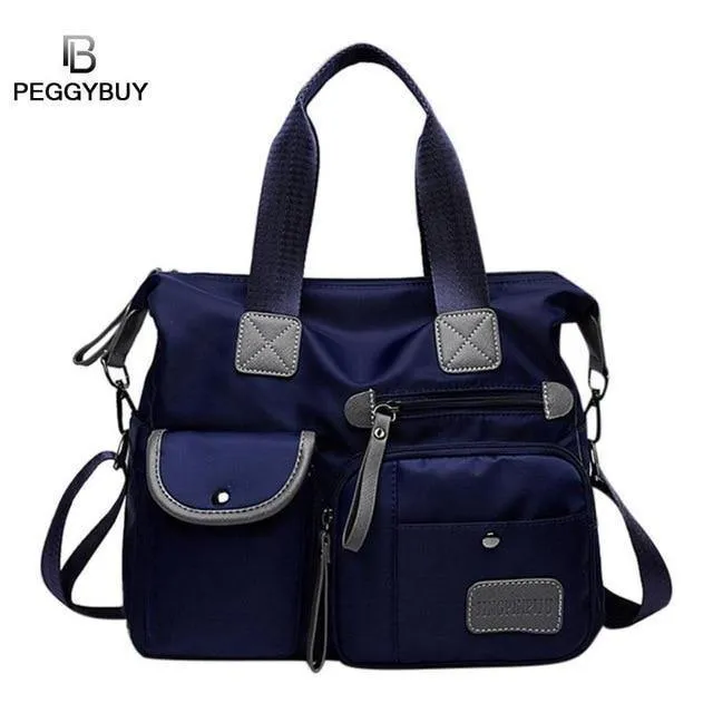 Damen Wasserdichte Handtasche Nylon Tote Travel Messenger Umhängetaschen Für Frauen Bolsa Feminina Top-Griff Umhängetasche