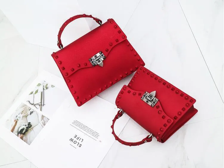 Frauen Messenger Bags Hochwertige PVC Transparent Zipfel Sommer Mädchen Strandtasche Mode Ketten Schulter Umhängetaschen XS-502