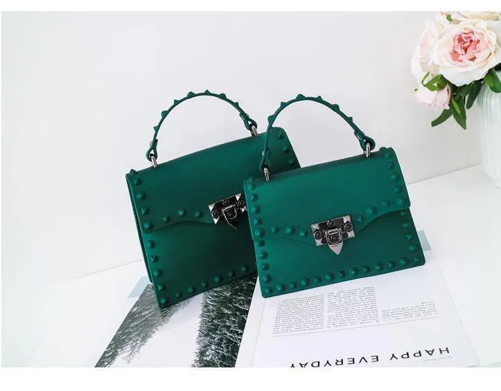 Frauen Messenger Bags Hochwertige PVC Transparent Zipfel Sommer Mädchen Strandtasche Mode Ketten Schulter Umhängetaschen XS-502