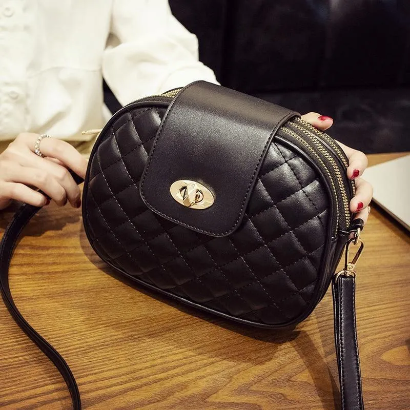 Umhängetaschen für Damen, hohe Kapazität, 3-lagige Schultertasche, Handtasche aus PU-Leder, Messenger-Tasche für Damen