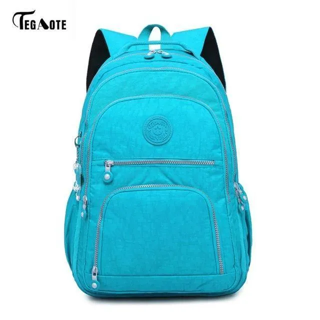 Schultasche wasserdichte Nylon Marke Laptop Rucksäcke für Teenager Frauen Rucksack Freizeit Schultertaschen Computer Packsack
