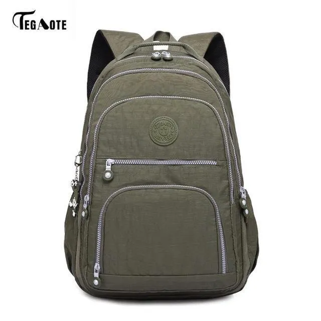 Schultasche wasserdichte Nylon Marke Laptop Rucksäcke für Teenager Frauen Rucksack Freizeit Schultertaschen Computer Packsack