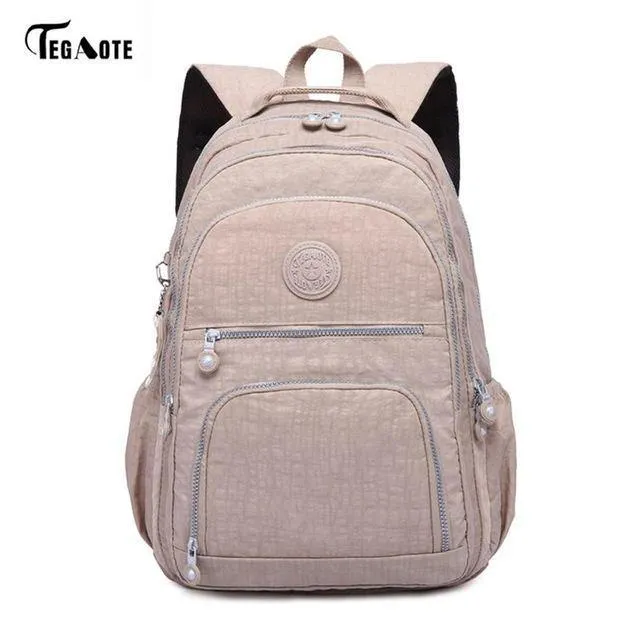 Schultasche wasserdichte Nylon Marke Laptop Rucksäcke für Teenager Frauen Rucksack Freizeit Schultertaschen Computer Packsack