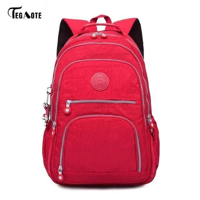Schultasche wasserdichte Nylon Marke Laptop Rucksäcke für Teenager Frauen Rucksack Freizeit Schultertaschen Computer Packsack