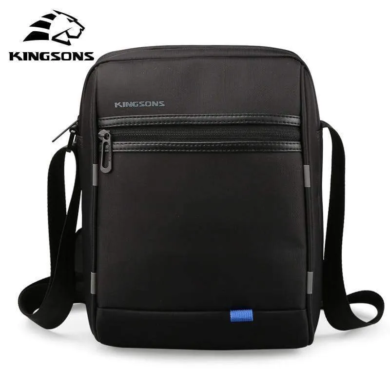 Herren-Kuriertaschen, wasserdicht, für Schule und Business, Tragegriff, 9.7 Zoll, modische Schulter-Crossbody-Taschen