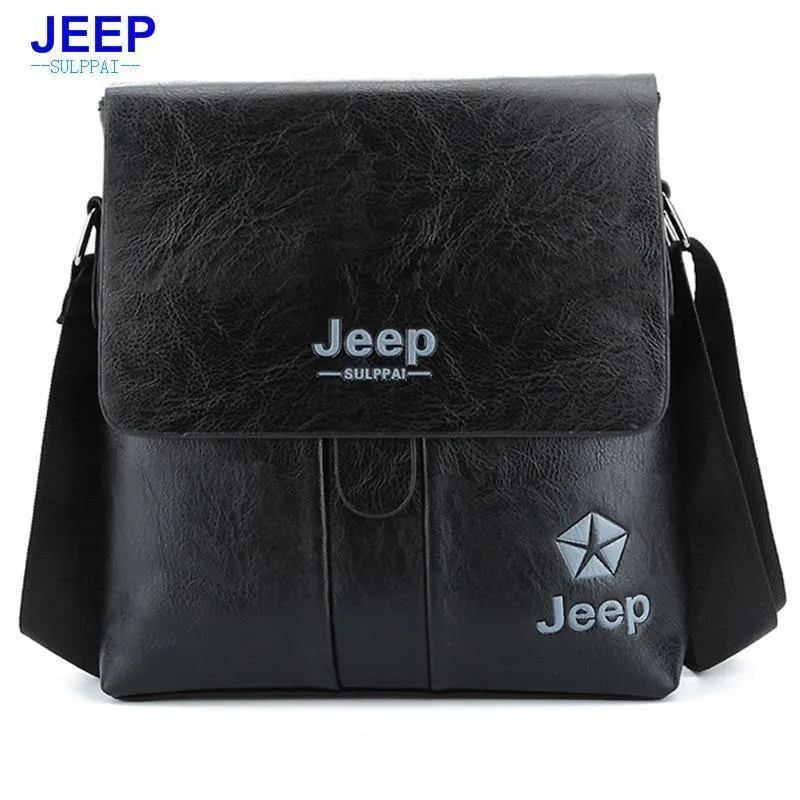 PU-Leder Herren Umhängetasche mit festem Bezug Herren Leder Messenger Bag Herren Umhängetasche für modische Herrentaschen