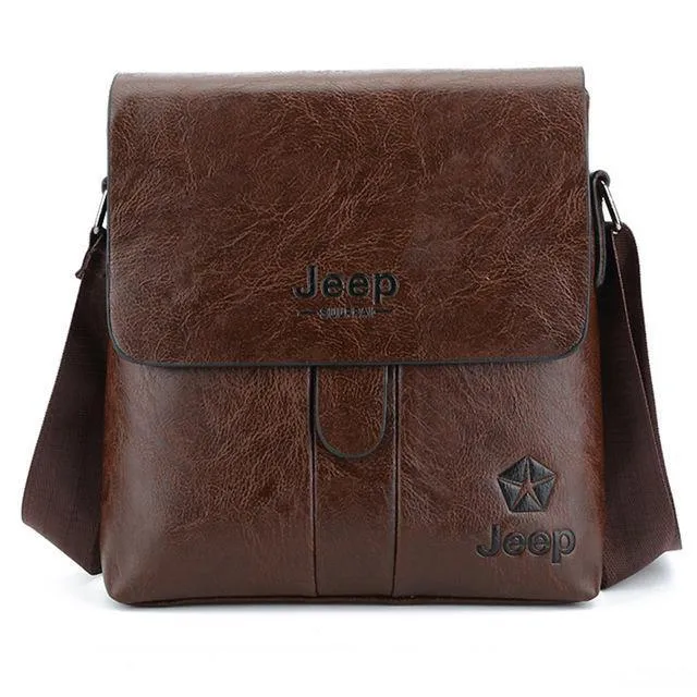 PU-Leder Herren Umhängetasche mit festem Bezug Herren Leder Messenger Bag Herren Umhängetasche für modische Herrentaschen